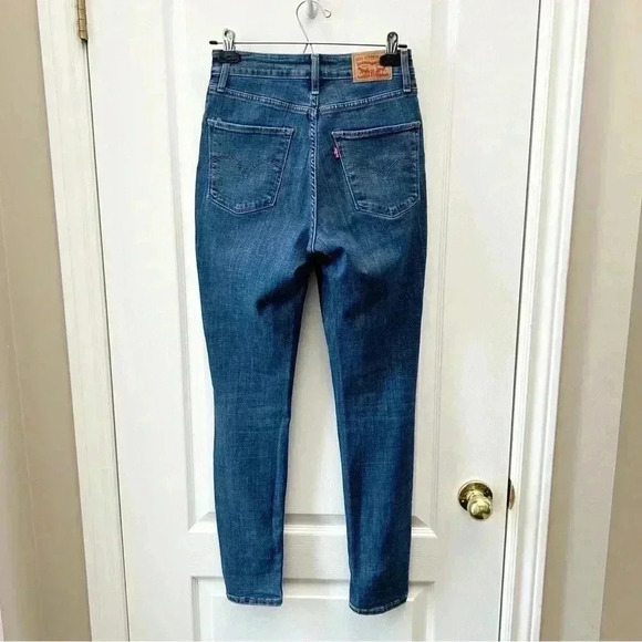 Levi’s 721 Skinny Jeans Medium Wash Blue Denim Size 26 - Picture 6 of 16